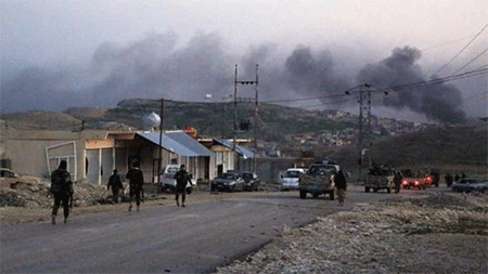 Fuerzas kurdas entran en la ciudad de Sinyar en el norte de Iraq